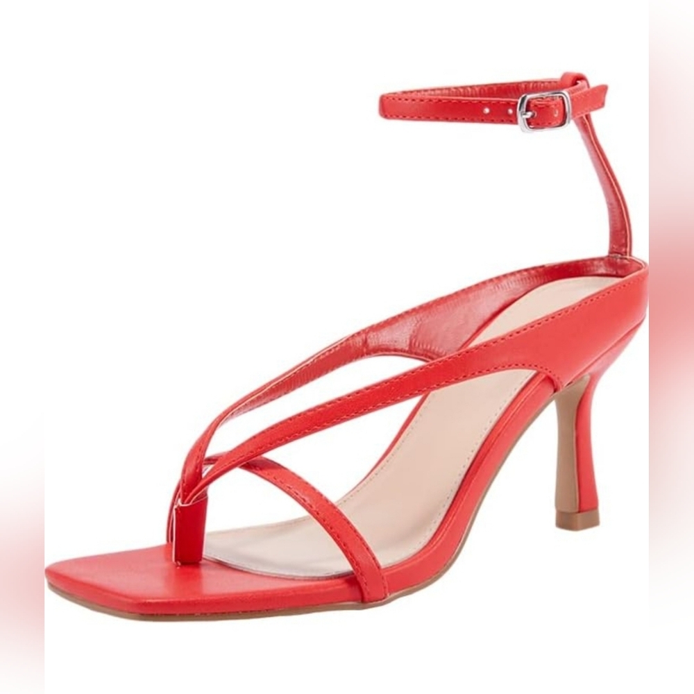 VETASTE Women's Stiletto Heel Ankle Strap Sandals, Size 7.5